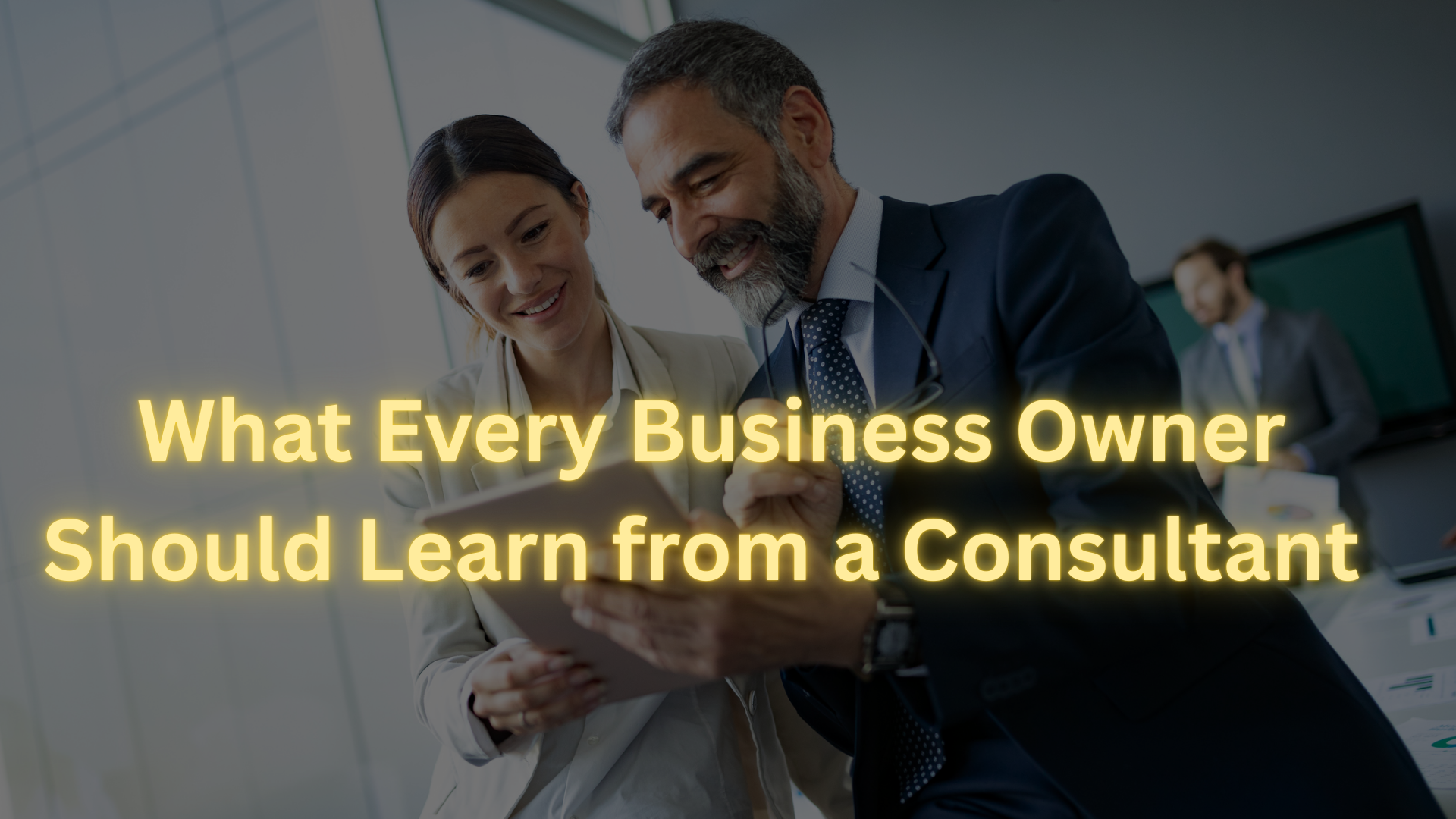  What Every Business Owner Should Learn from a Consultant 